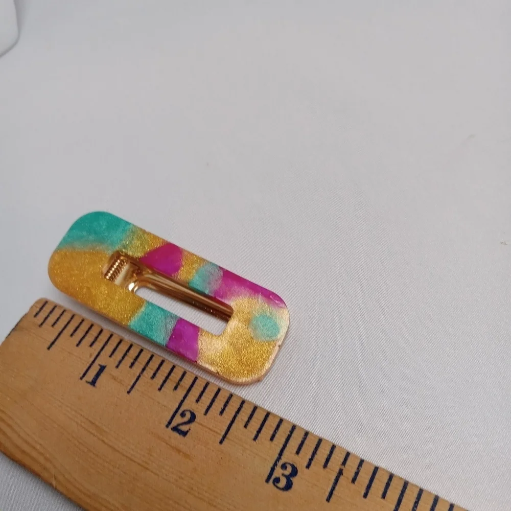 5/$25 Handmade Multicolor Hair Clip